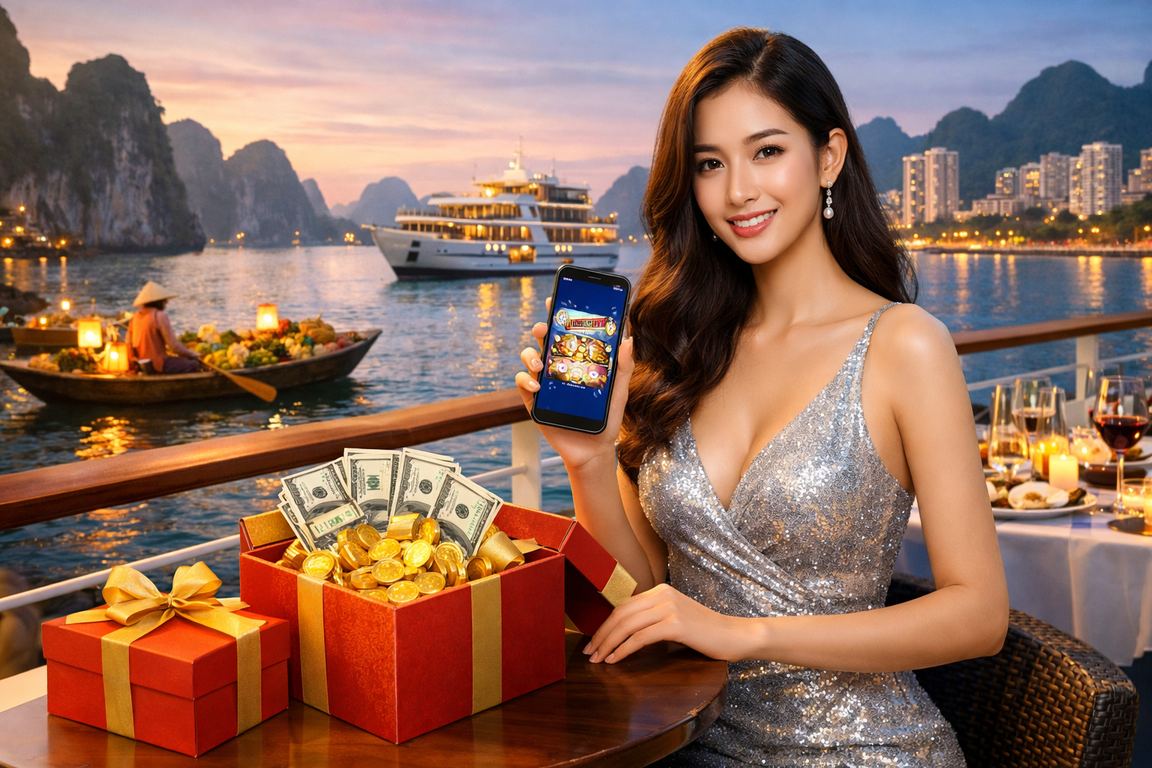 Người chơi trải nghiệm Jackpot qua thiết bị di động ở Hạ Long